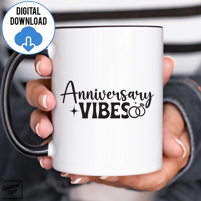 Jubiläum Vibes SVG PNG, Eheleben svg, Paare Urlaub svg, gute Vibes svg, Jahrestag svg, sofortiger Download, Schneidedateien Bild 6