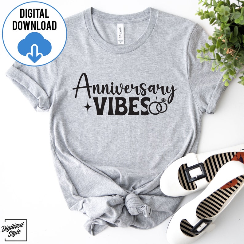 Jubiläum Vibes SVG PNG, Eheleben svg, Paare Urlaub svg, gute Vibes svg, Jahrestag svg, sofortiger Download, Schneidedateien Bild 5