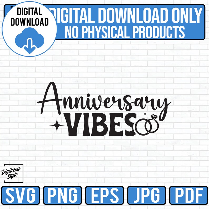 Jubiläum Vibes SVG PNG, Eheleben svg, Paare Urlaub svg, gute Vibes svg, Jahrestag svg, sofortiger Download, Schneidedateien Bild 2