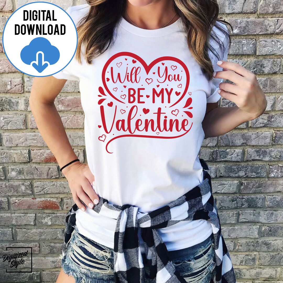 Will You Be My Valentine SVG PNG, Happy Valentine's Day Svg, Valentine ...