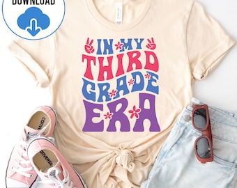 In My Third Grade Era SVG, Back To School Teacher Appreciation Educator Life Svg, Teaching Vibes Svg, Teacher Era Svg, 3rd Grade Teacher SVG