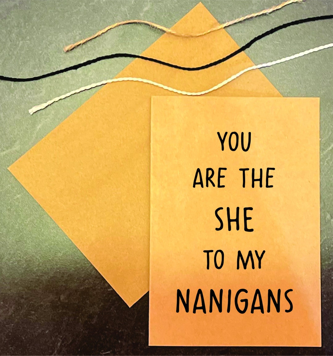 You Are the She to My Nanigans Hilarious Bff Card, Funny Bestie Card