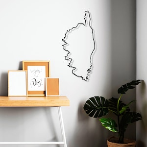 Carte Corse - Décoration murale