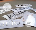 Name stickers - personalized name stickers - names to stick on - personalized stickers - names product logo