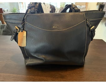 Vintage 1980's Polo Ralph Lauren Blackwatch Plaid Handbag Small
