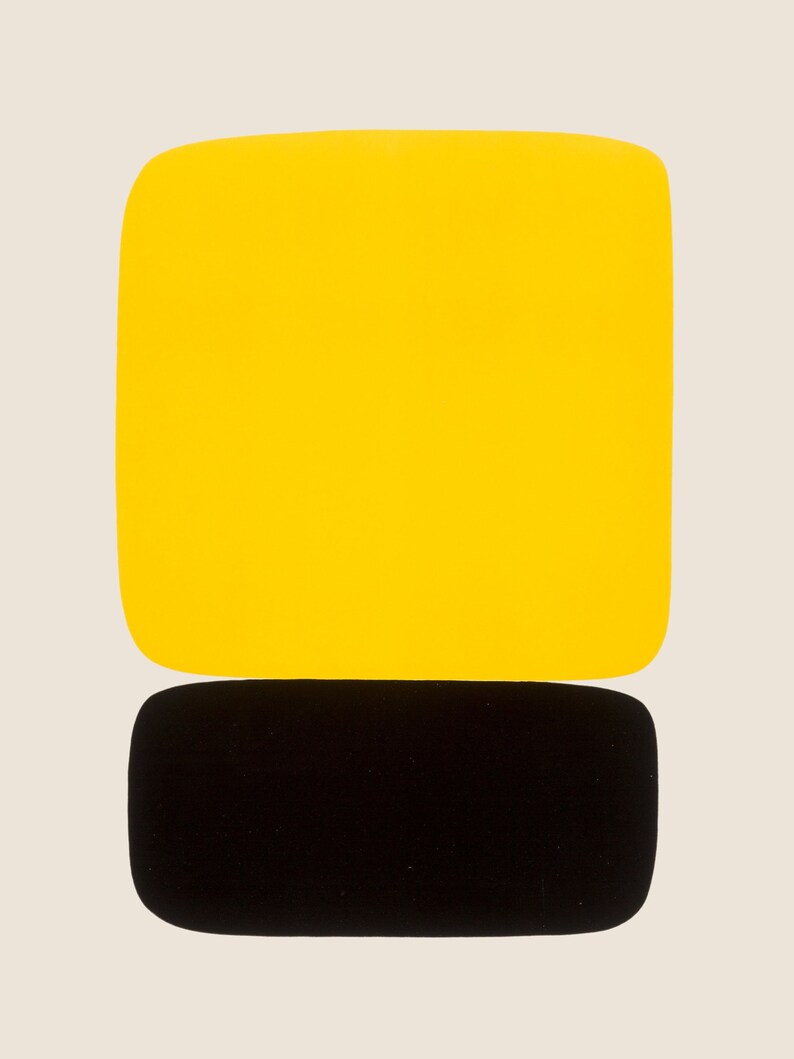 Ellsworth Kelly 'Yellow Black' Fine Art Print Etsy.de