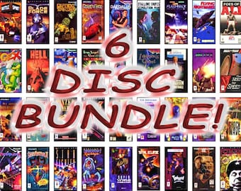 3DO CD Games 6 Disc Bundle! - No Art, Discs in Paper Sleeves, Name on Sleeve. Panasonic, Goldstar, Sanyo - Read Below for List of Games