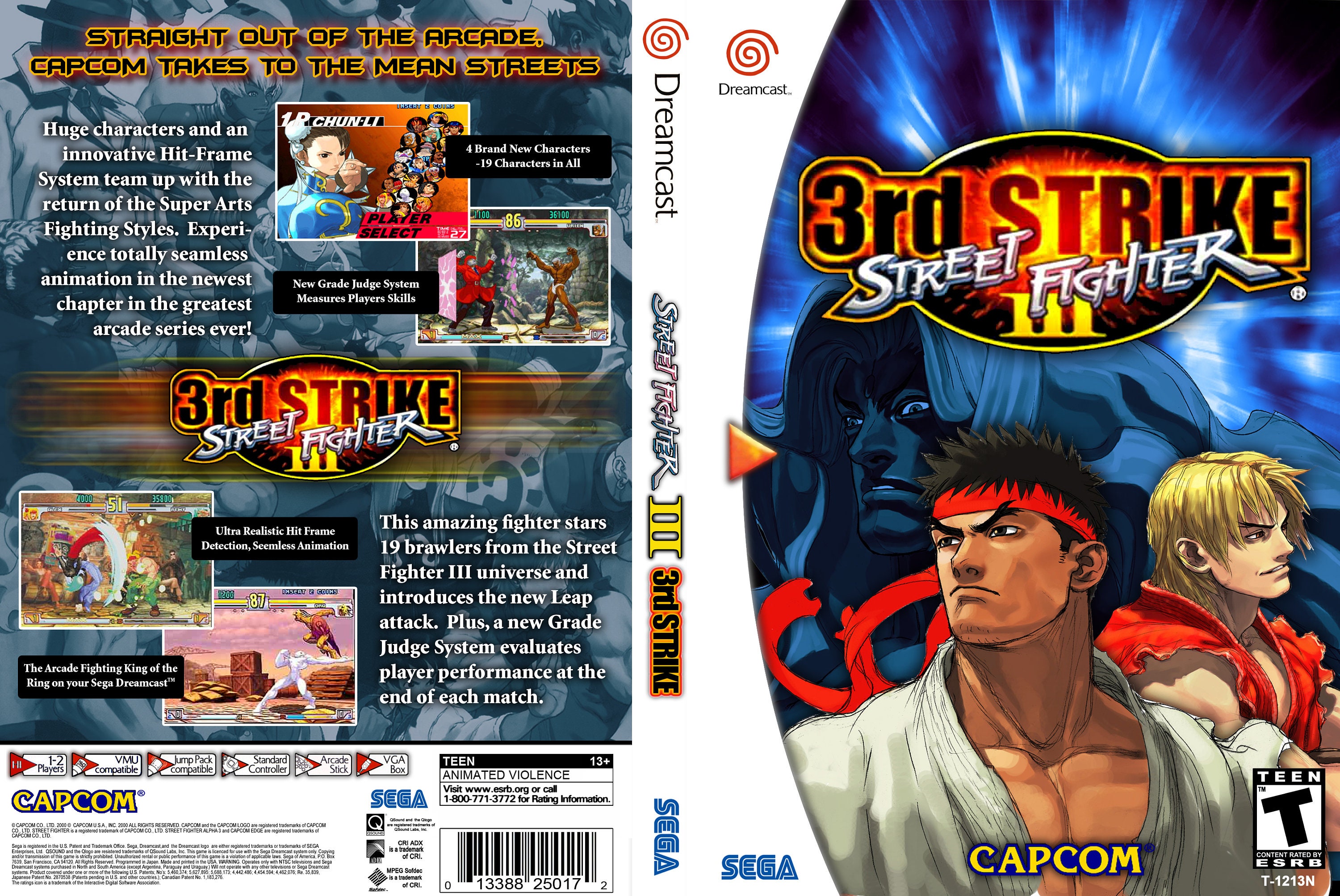 3rd Strike Street Fighter 3 Dreamcast - Etsy