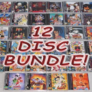 NeoGeo CD Games 12 Disc Bundle! - No Art, Discs in Paper Sleeves, Name on Sleeve. Neo Geo CD, NGCD, Polymega too. - Read Below for Games