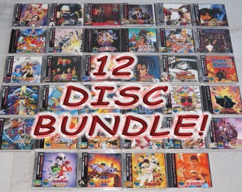 NeoGeo CD Games 12 Disc Bundle! - No Art, Discs in Paper Sleeves, Name on Sleeve. Neo Geo CD, NGCD, Polymega too. - Read Below for Games