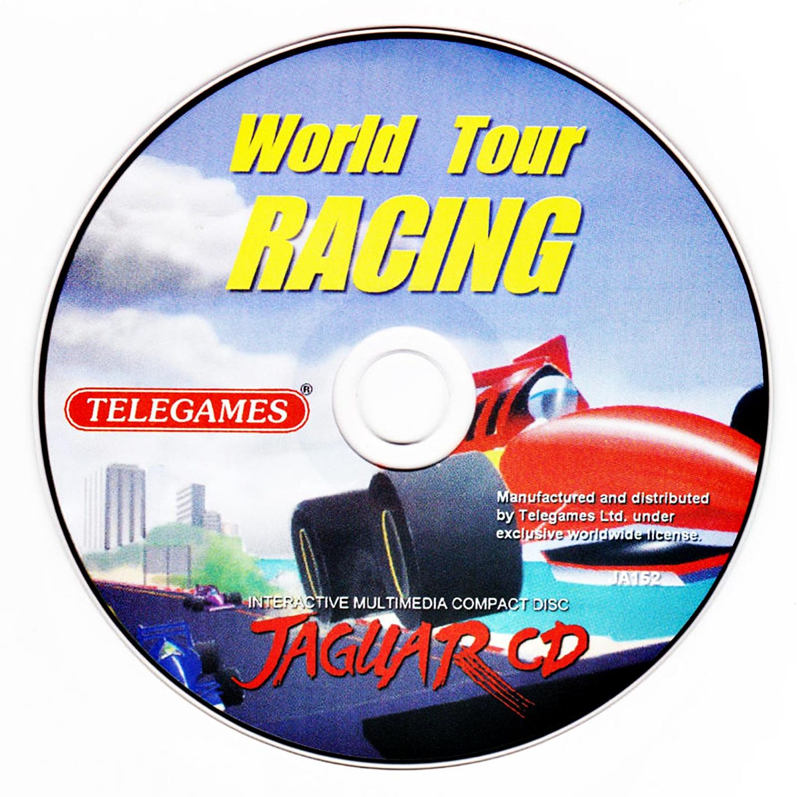 Atari Jaguar CD Game World Tour Racing, FULL Color Art, Repro, Each ...