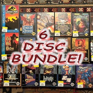 Sega CD Games 3 Disc Bundle! - No Artwork, Discs in Paper