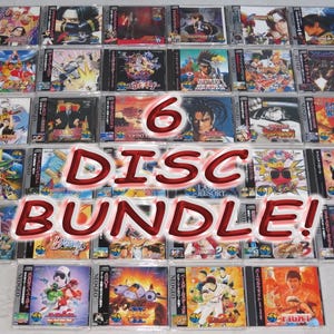 NeoGeo CD Games 6 Disc Bundle! - No Art, Discs in Paper Sleeves, Name on Sleeve. Neo Geo CD, NGCD, Polymega too Read Below for List of Games