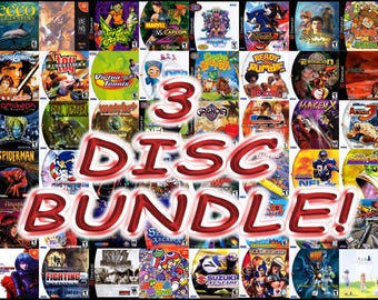 Dreamcast Games 3 Disc Bundle! - No Artwork, Discs in Paper Sleeves, Name Written on Front of Sleeve. - Read Below for List of Games
