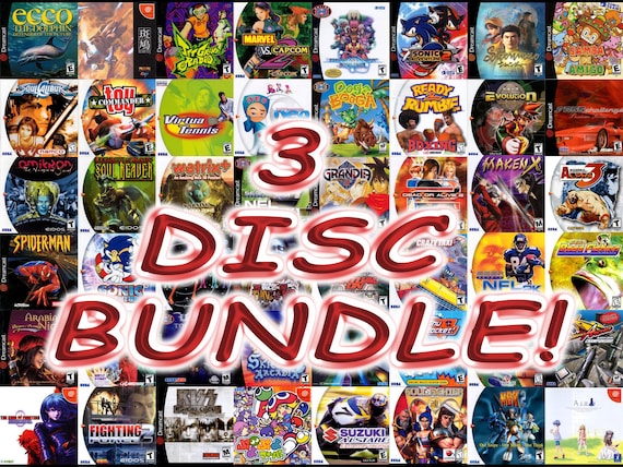 Dreamcast Games Disc Bundle! No Artwork, Discs in Paper Sleeves, Name  Written on Front of Read Below for List of Games