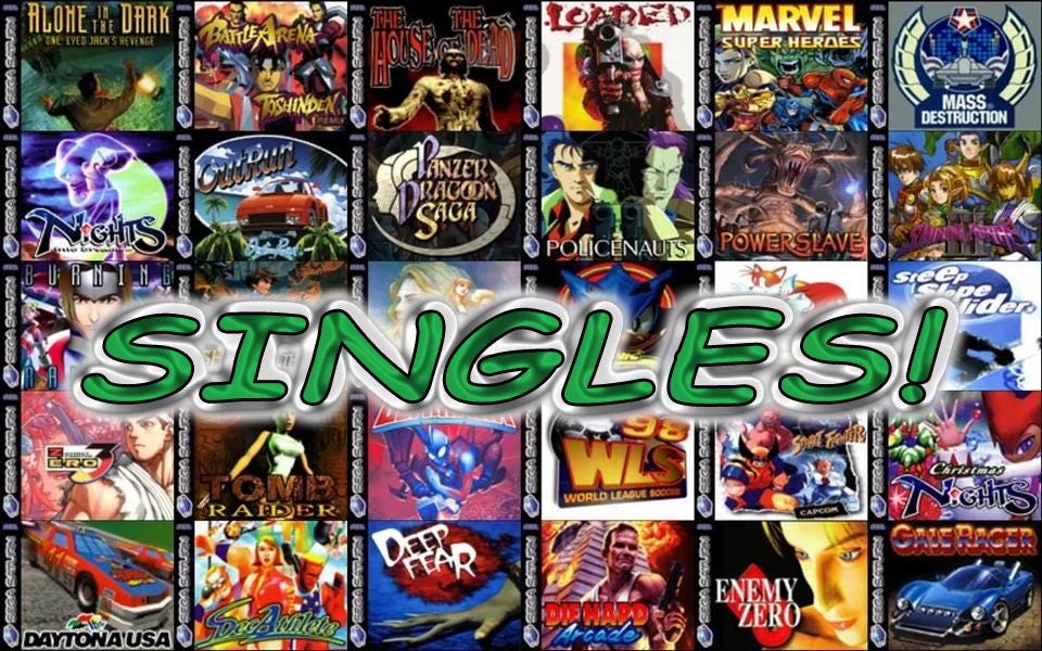 Sega Saturn Game Disc Single Game No Artwork