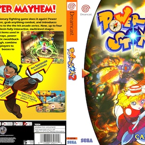 Dreamcast Power Stone 2 Video Game, FULL COLOR ART