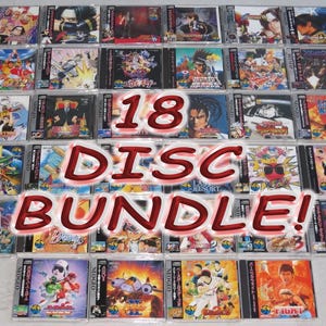 NeoGeo CD Games 18 Disc Bundle! - No Art, Discs in Paper Sleeves, Name on Sleeve. Neo Geo CD, NGCD, Polymega too. - Read Below for Games
