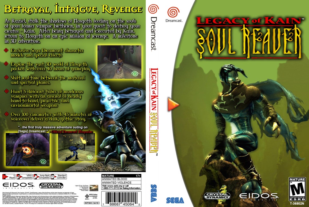 Legacy of Kain Soul Reaver 北米版Dreamcast