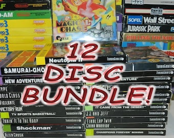 TG16 CD/PCE CD Games 12 Disc Bundle - No Art, Discs in Paper, Name on Sleeve. TurboGrafx 16/pc Engine cd, Polymega too Read Below for Games