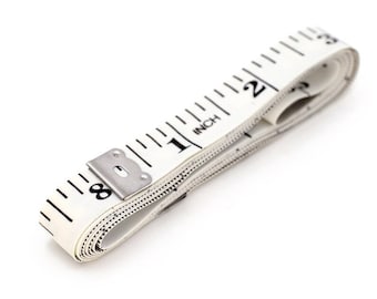 Measuring Tape 2 Pack, Tape Measure for Body Double Scale Measurement Tape for Sewing, Body, Tailor 150 cm/60 Inch (White)…
