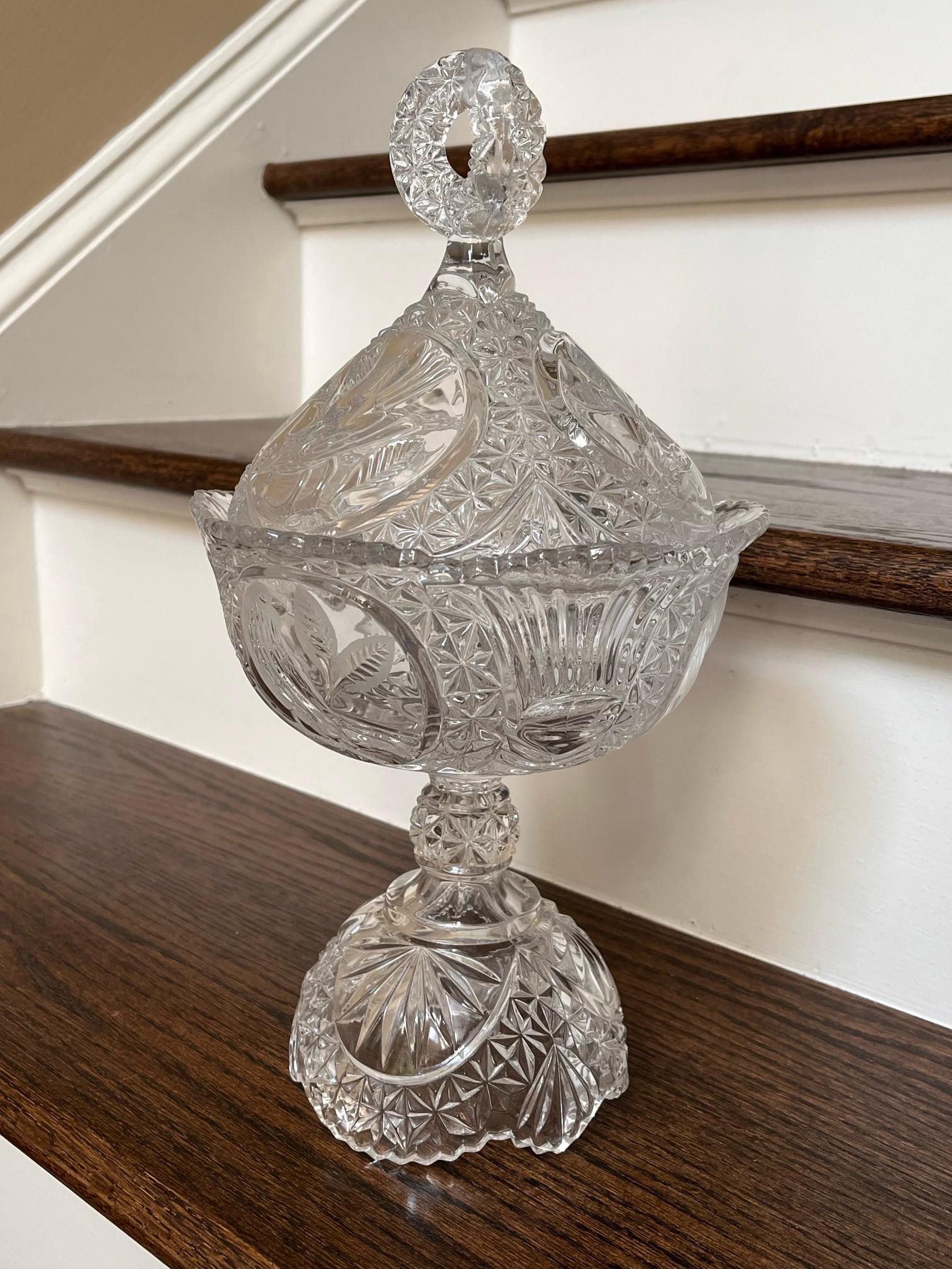 Hofbauer German Crystal Compote - Etsy