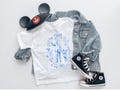 Walt and Mouse Floral White T-Shirt/Crop Vest/Sweatshirt product logo