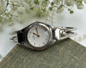 Vintage Anne Klein Diamond Watch Silver Tone Amazon.com: Anne Klein Women main image 2