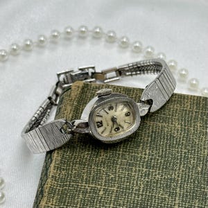 14k Gold Plated Silver Benrus Wind-Up Cocktail Watch