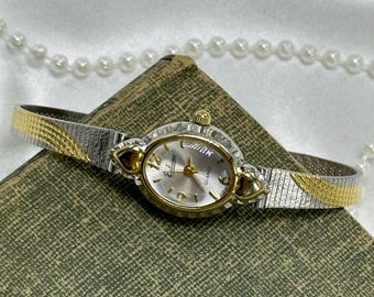 Vtg BRIGHTON 1990s Turin Silver and Gold Two-Tone Watch Vtg BRIGHTON 1990s Turin Silver and Gold Two-Tone Watch main image 4
