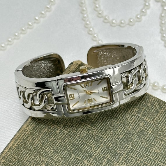 Two-Tone Embassy Cuff Watch - image 2