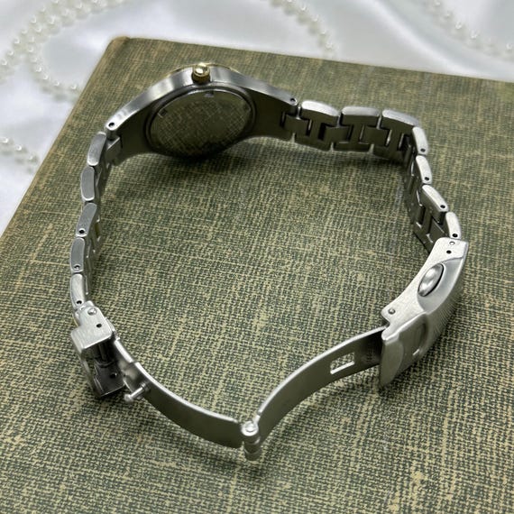 Two-Tone Fossil Watch with Rotating Bezel - image 9