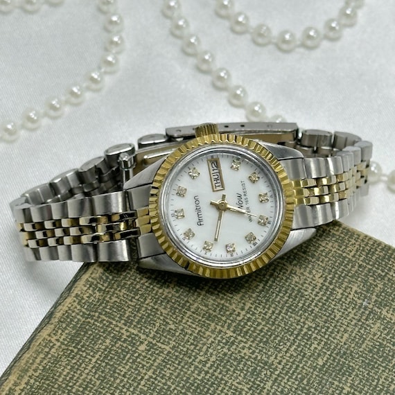 Blue Dial Armitron Watch with Rotating Bezel