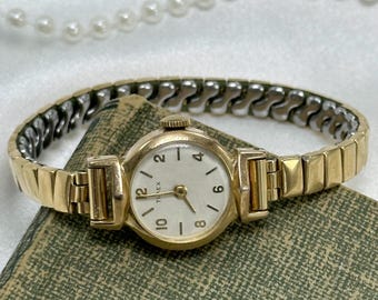 Timex Womens‎ Gold Tone Dress Watch White Dial Arabic Numerals G4 Timex Womens Gold Tone Dress Watch White Dial Arabic  main image 3