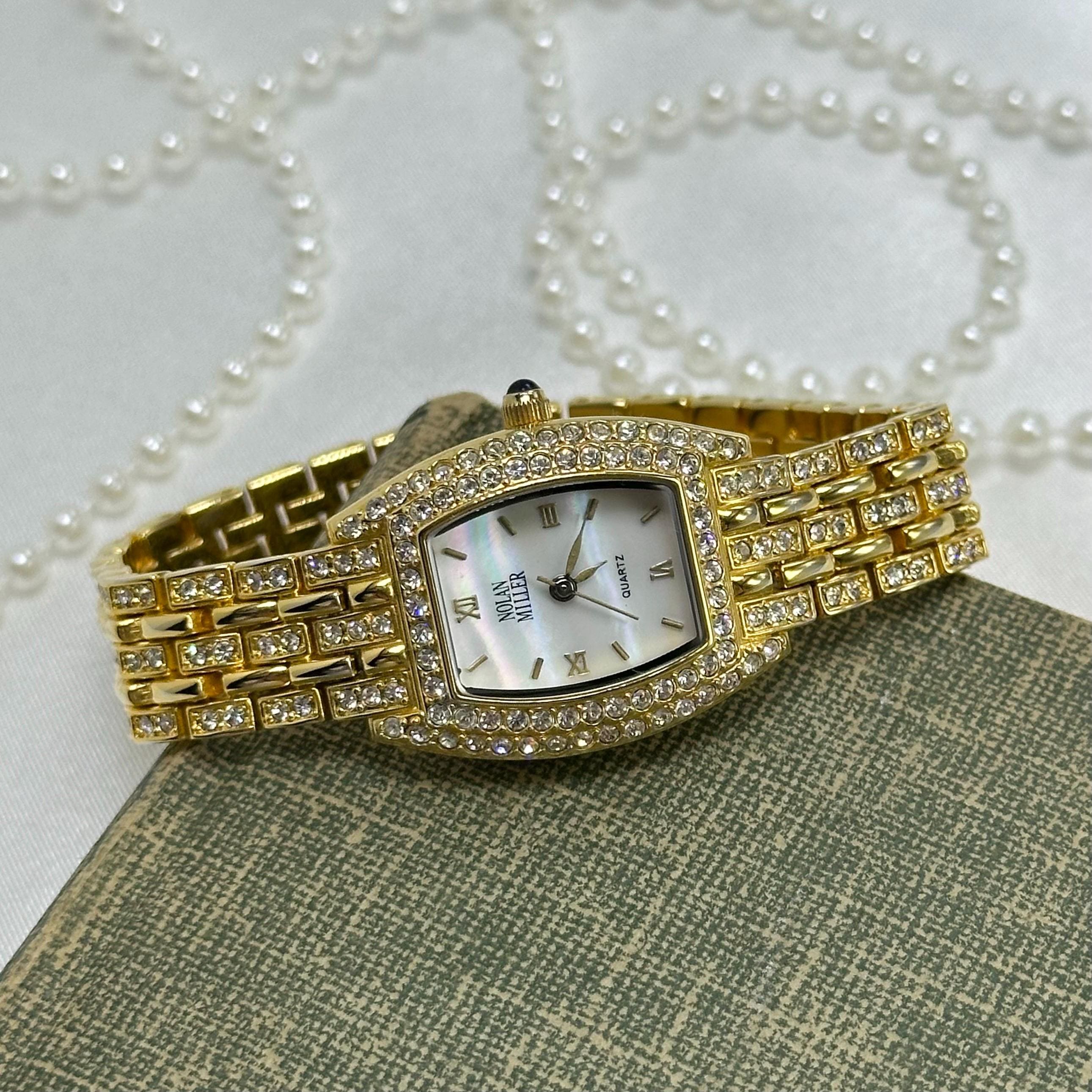 Nolan Miller watch NOLAN MILLER Glamour Collection Rhinestone Silver Tone  main image 3
