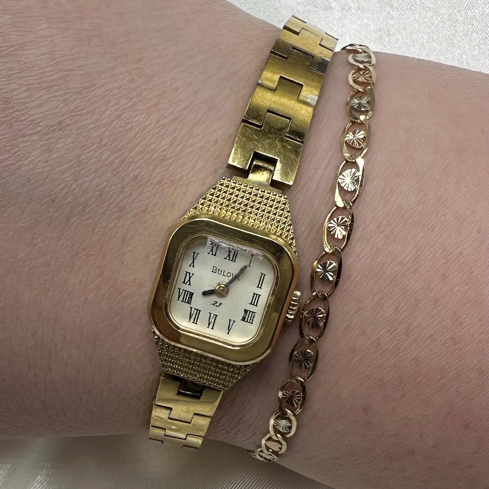 Vintage 1976 Bulova 23 Jewels Gold Wind-up Watch - Etsy