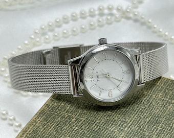 Silver Classic Round Dial Timex Watch