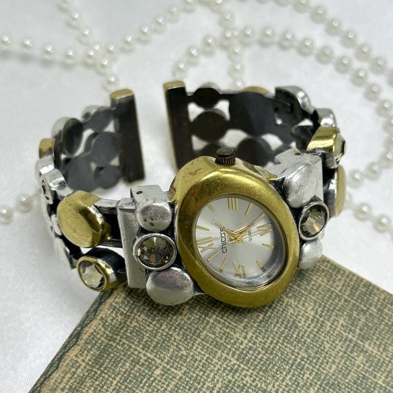 Two-Tone Chico's Cuff Watch - image 4