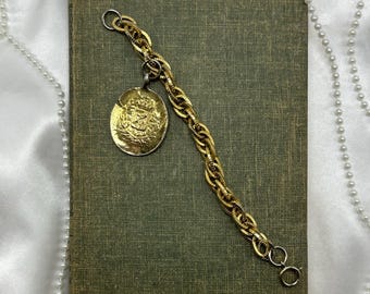 Vintage Gold Coin Bracelet