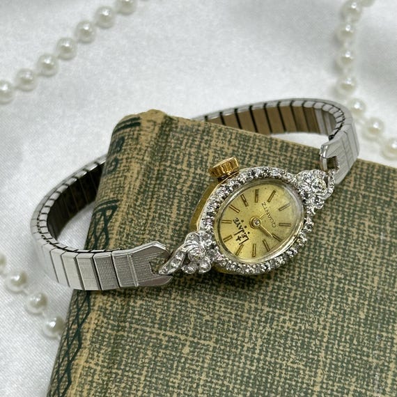 Dainty Two-tone Cocktail Watch - Etsy display picture 3