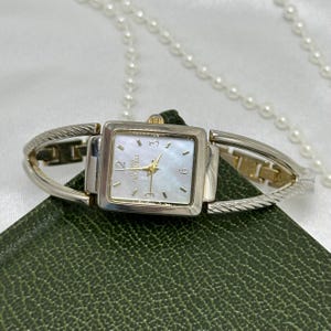 Mother of Pearl Square Watch - Etsy display picture 1