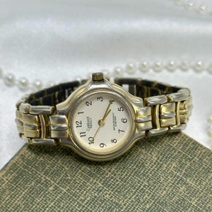 Silver Timex Watch with Abalone Charm Silver Timex Watch With Abalone Charm - Etsy main image 2