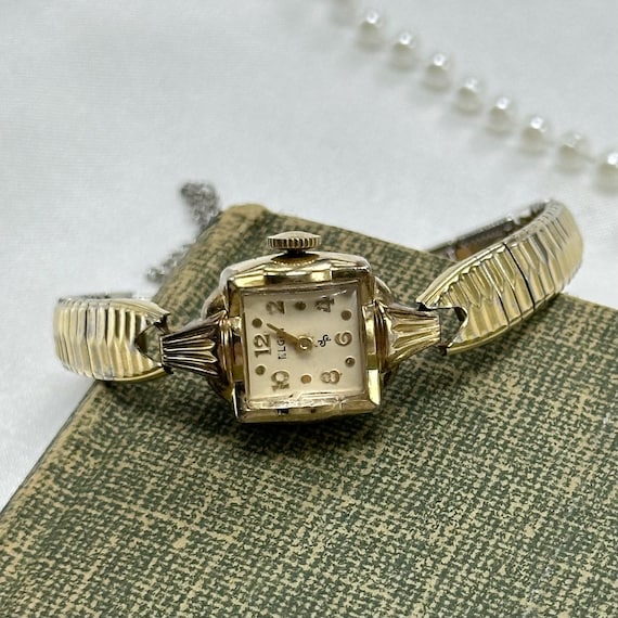 Vintage Elgin 10K Gold Filled Wind-Up Watch Mechanical Swiss Style Running $_12.JPG?set_id=880000500F main image 2