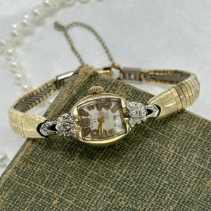 Dainty Vintage 10k RGP 1966 Bulova Cocktail Watch