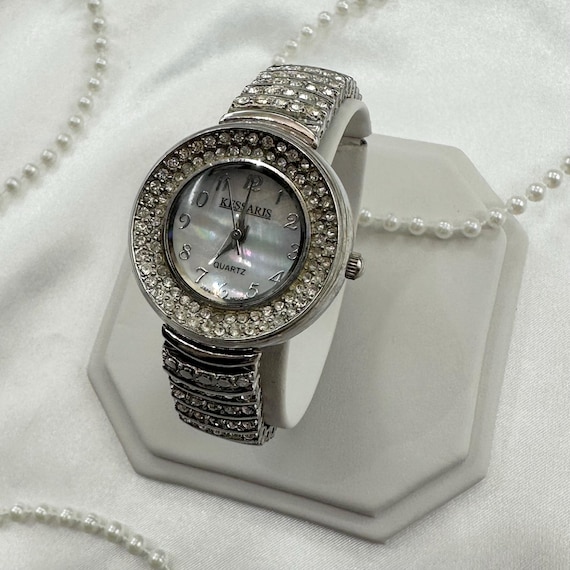 Diamanté and Pearl Watch with Mother of Pearl Dial Mens Rolex Datejust Watch 16200 | 36Mm | Mother of Pearl  main image 4