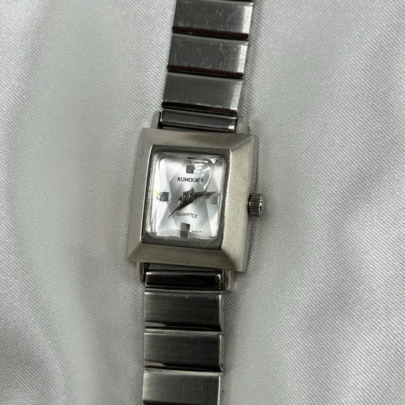 Faceted Square Dial Watch - image 2