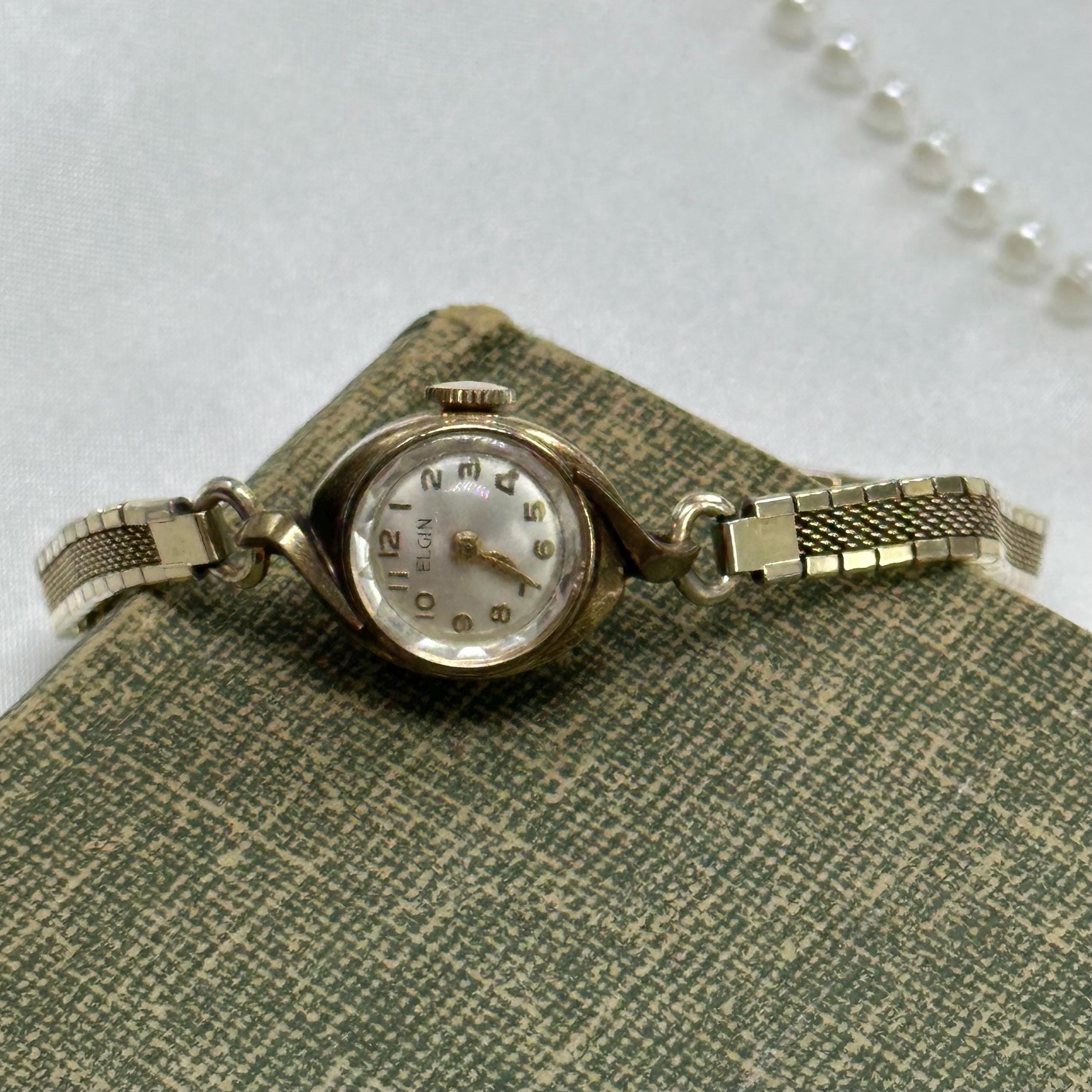 Vintage Elgin 10K RGP Bezel Ladies Watch 1940s-50s Running No Band Elgin 10k Rgp Bezel Watch - Etsy main image 4