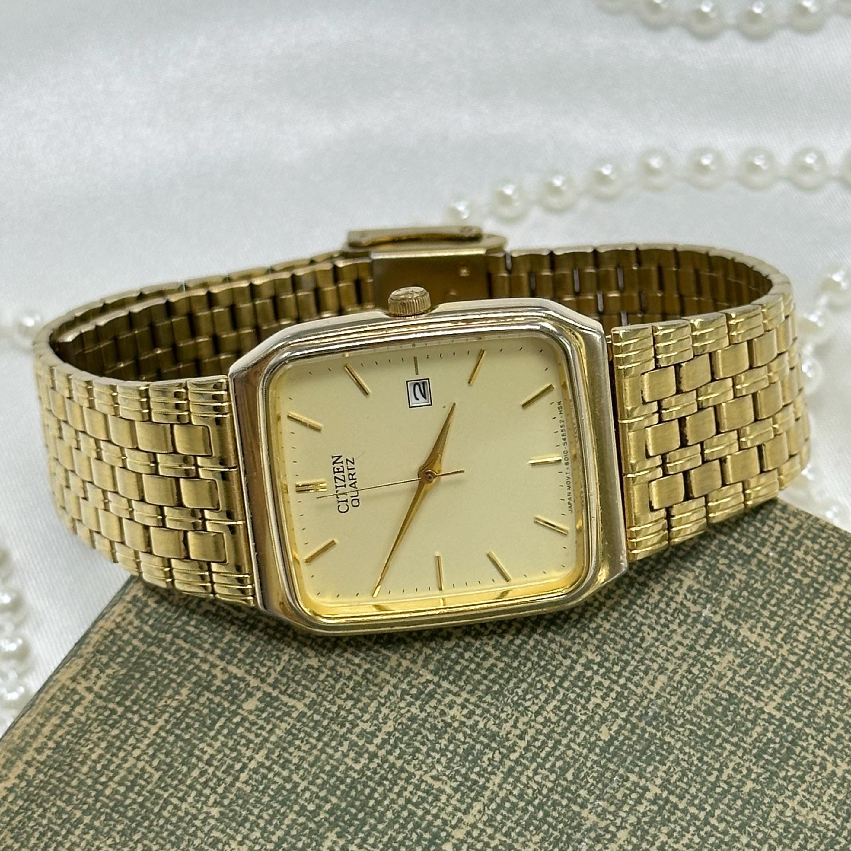 Vintage Citizen Tank Watch - Etsy