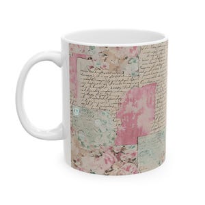Taza de cerámica con letras vintage, taza de té nostálgica, regalo para un ser querido, taza de café, artículos para beber, decoración del hogar, taza antigua, taza para escribir cartas
