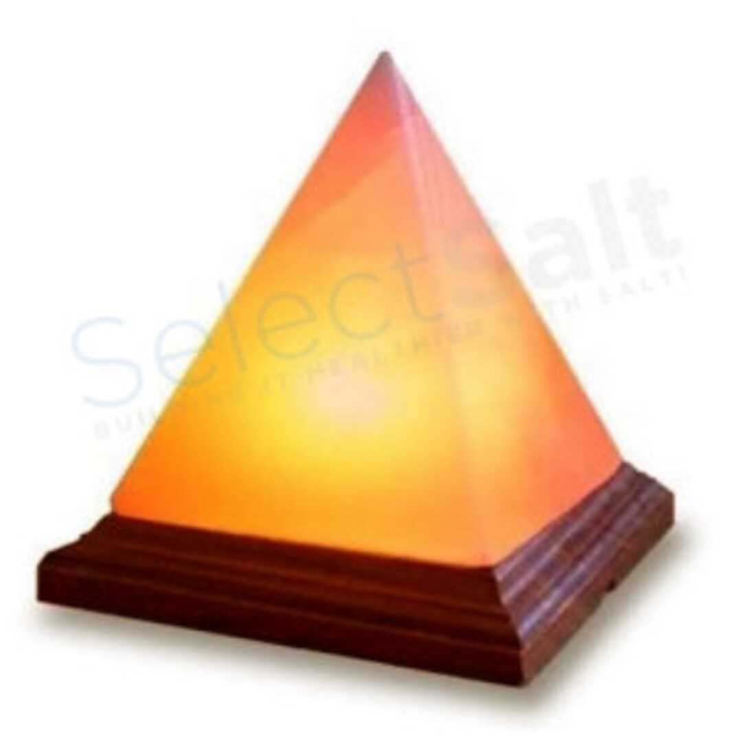 Himalayan Salt Lamp, Pyramid Shaped, Color Changing - Etsy